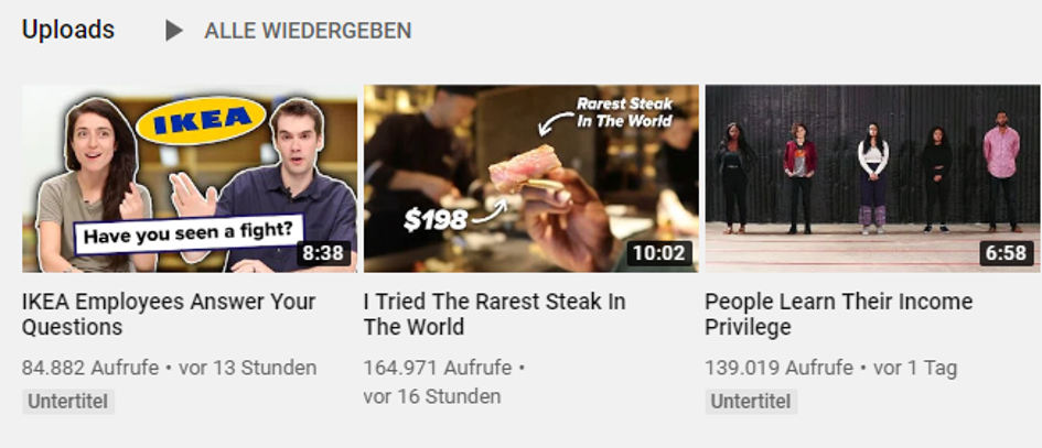 YouTube-Kanal von BuzzFeedVideo