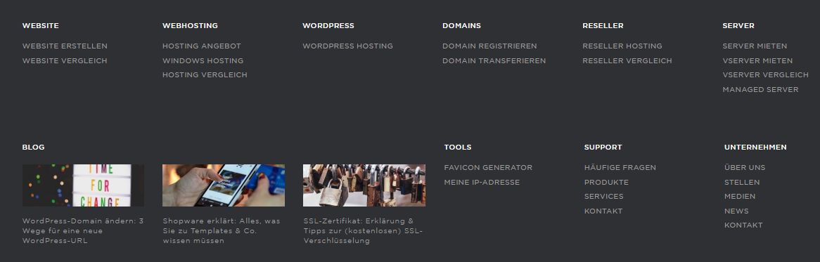 Sitemap erstellen