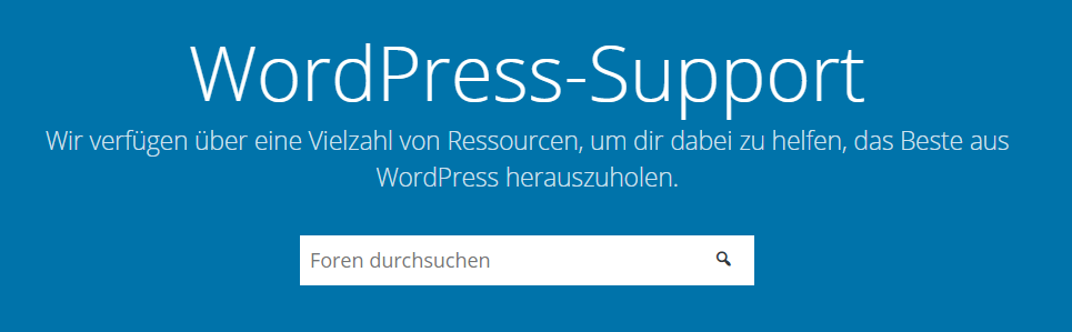 wordpress-support für Error-500
