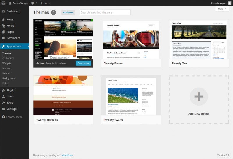 WordPress: Themes
