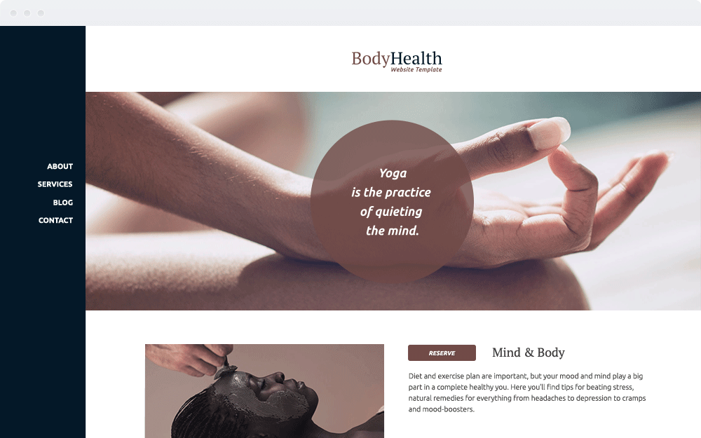 Screenshot Design Body Health Screenshot Design Body Health