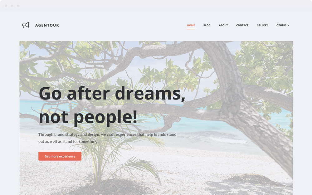 Screenshot Design Agentour Screenshot Design Agentour