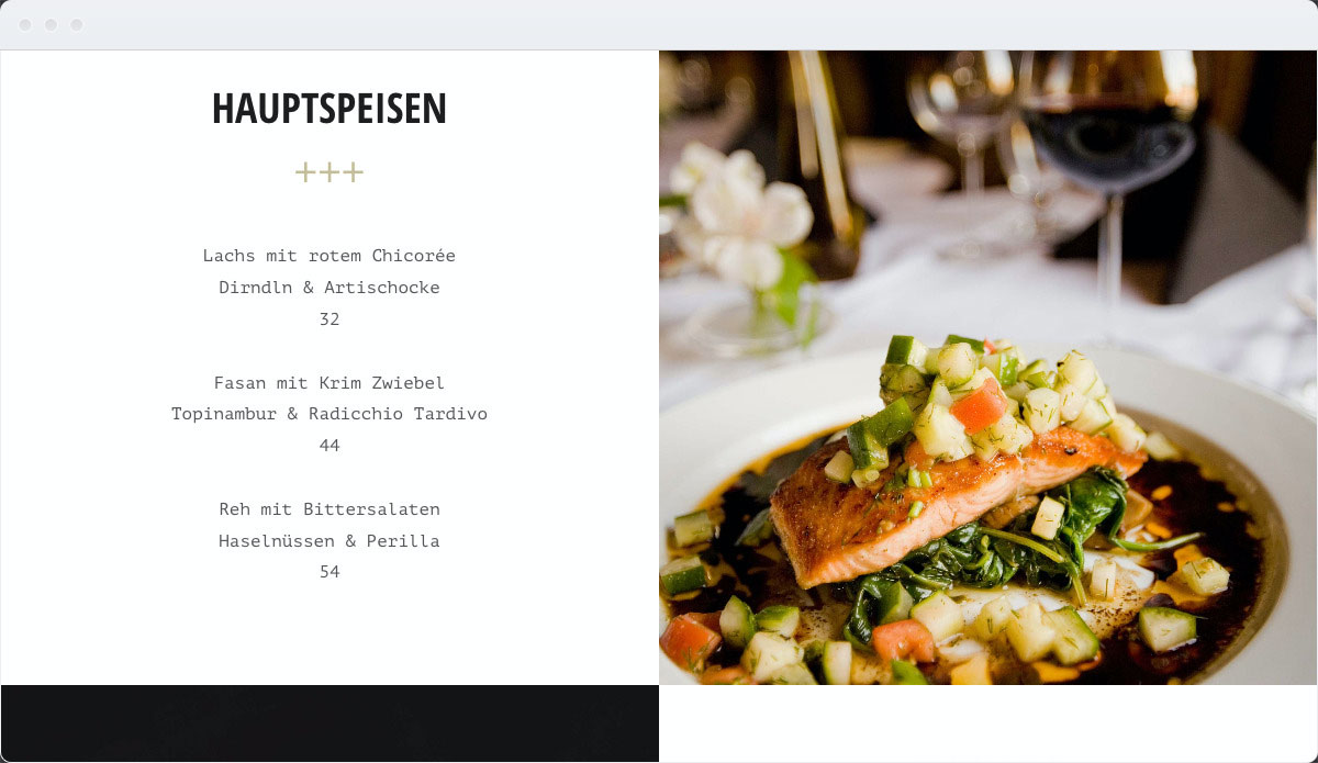 Restaurant Template Desktop Screenshot 2