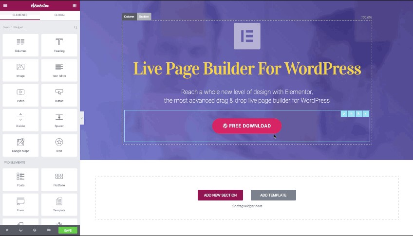 Page Builder Elementor